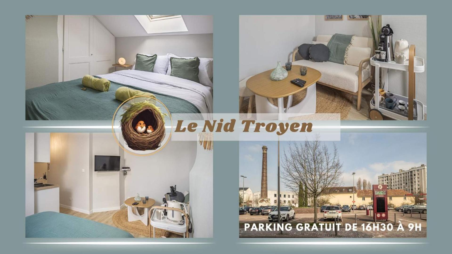 Apartamento Le Nid Troyen - Proche Hypercentre - 2 Pers Troyes Exterior foto